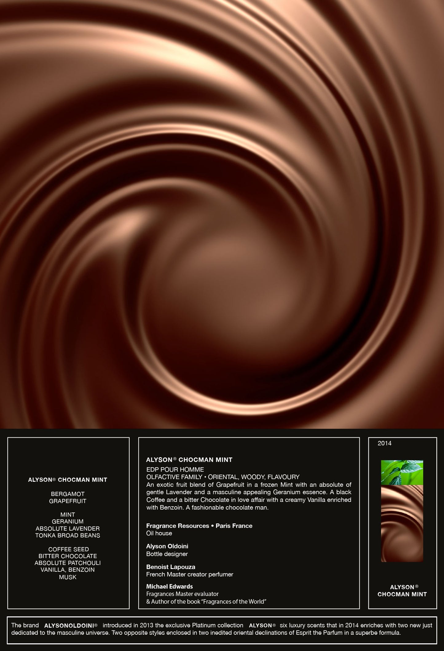 Alyson Chocman Mint EDP 100ml Perfume Pour Homme