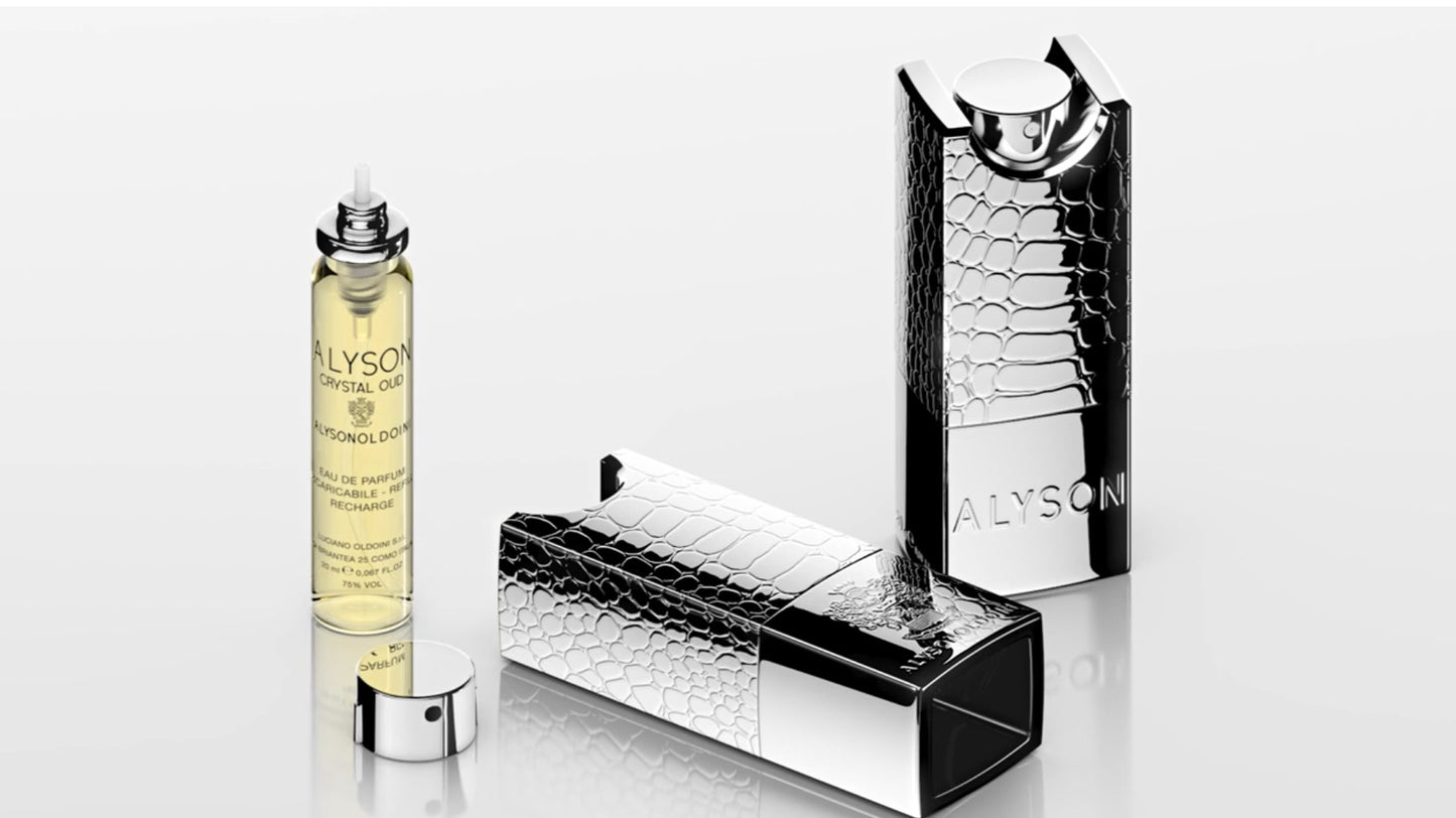Alyson Crystal Oud EDP 60ml (3x20ml) Rechargeable Perfume Pour Homme
