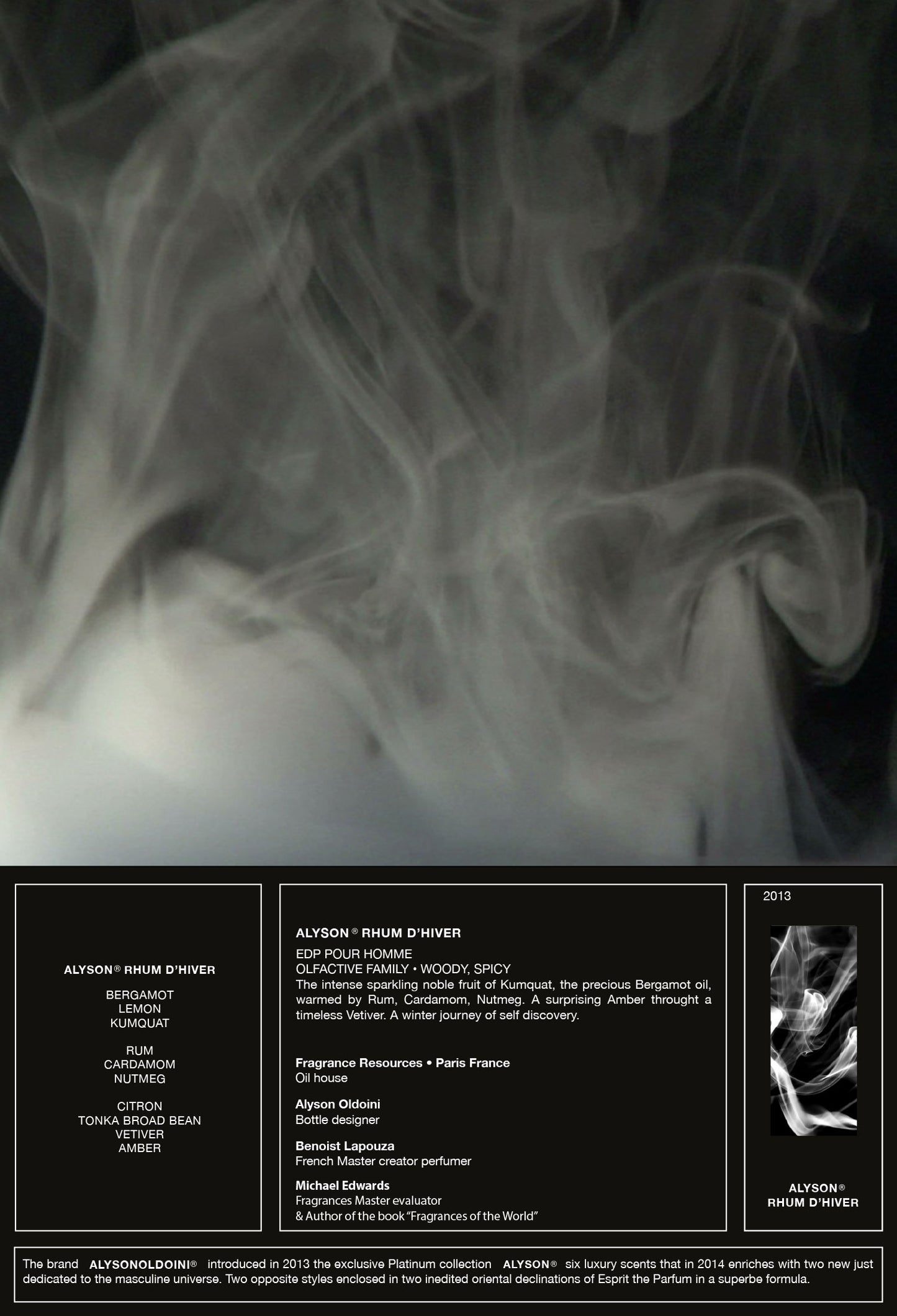 Alyson Rhum D'hiver EDP 100ml Perfume Pour Homme