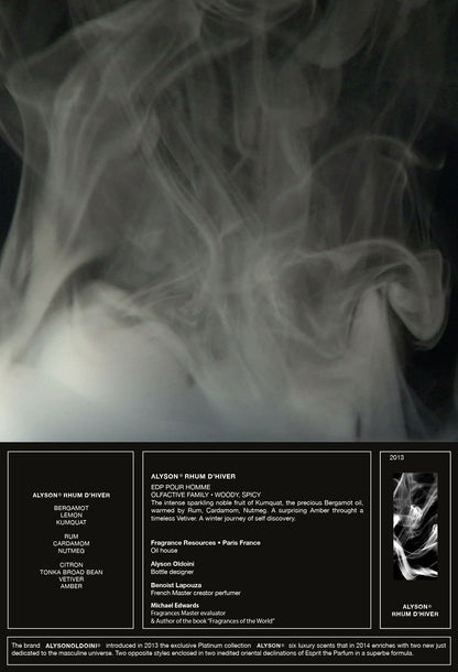 Alyson Rhum D'hiver EDP 100ml Perfume Pour Homme